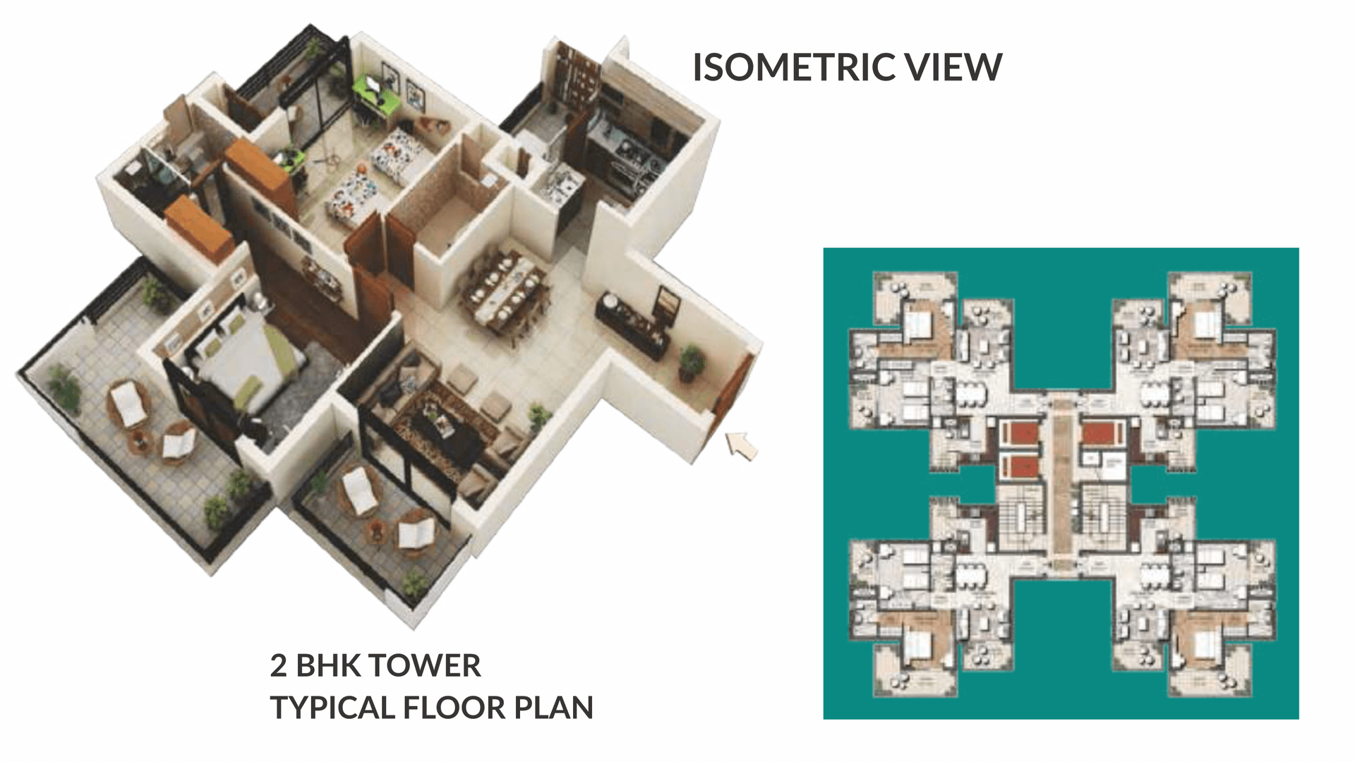 2 BHK BHK - 1365 Sq. Ft.