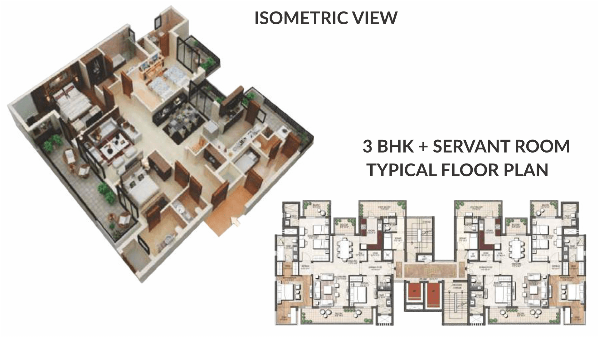3 BHK BHK - 1685 Sq. Ft.