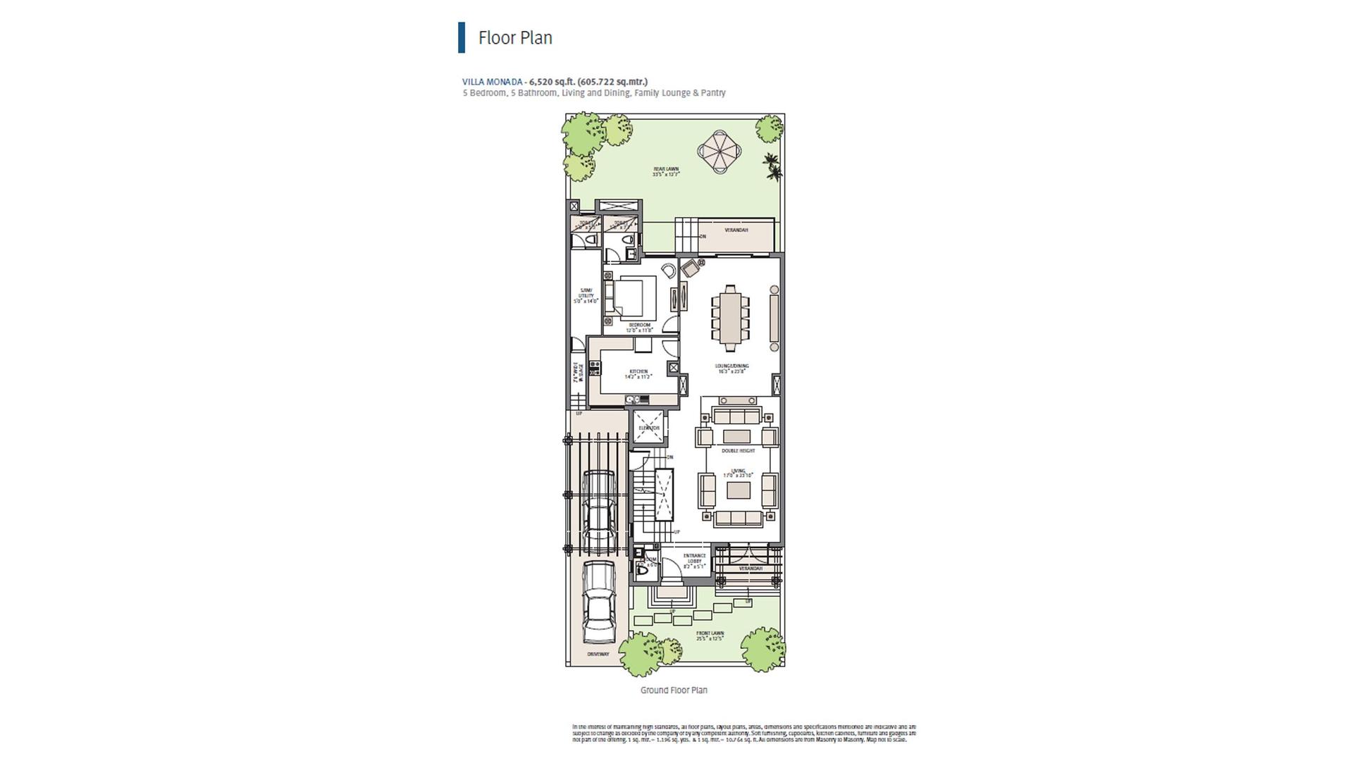 5 BHK BHK - 6520 Sq. Ft.