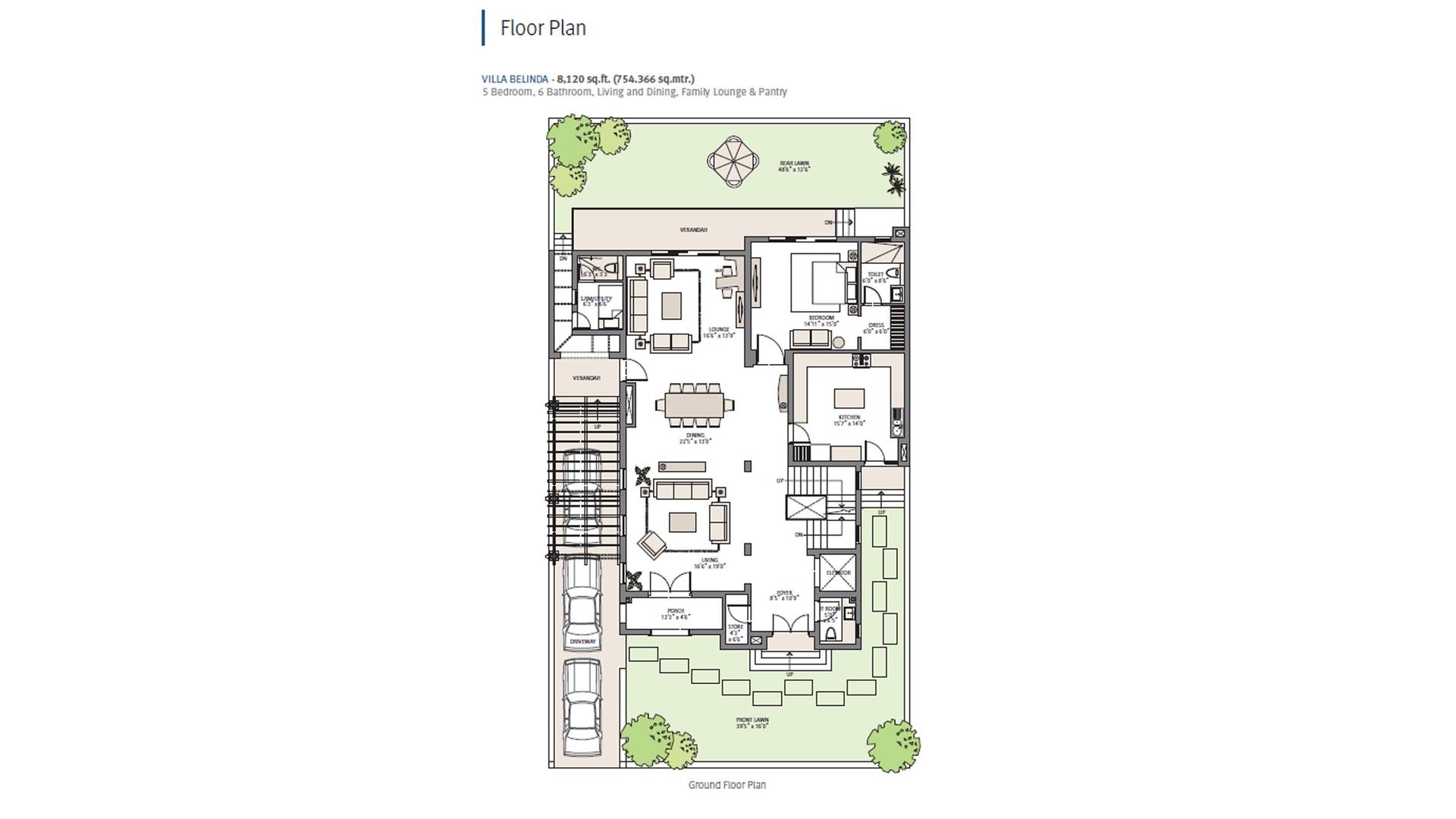 5 BHK BHK - 8120 Sq. Ft.