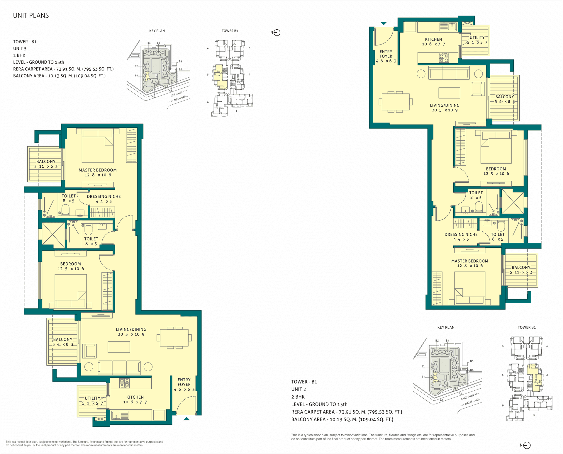 2 BHK BHK - 1276 Sq. Ft.