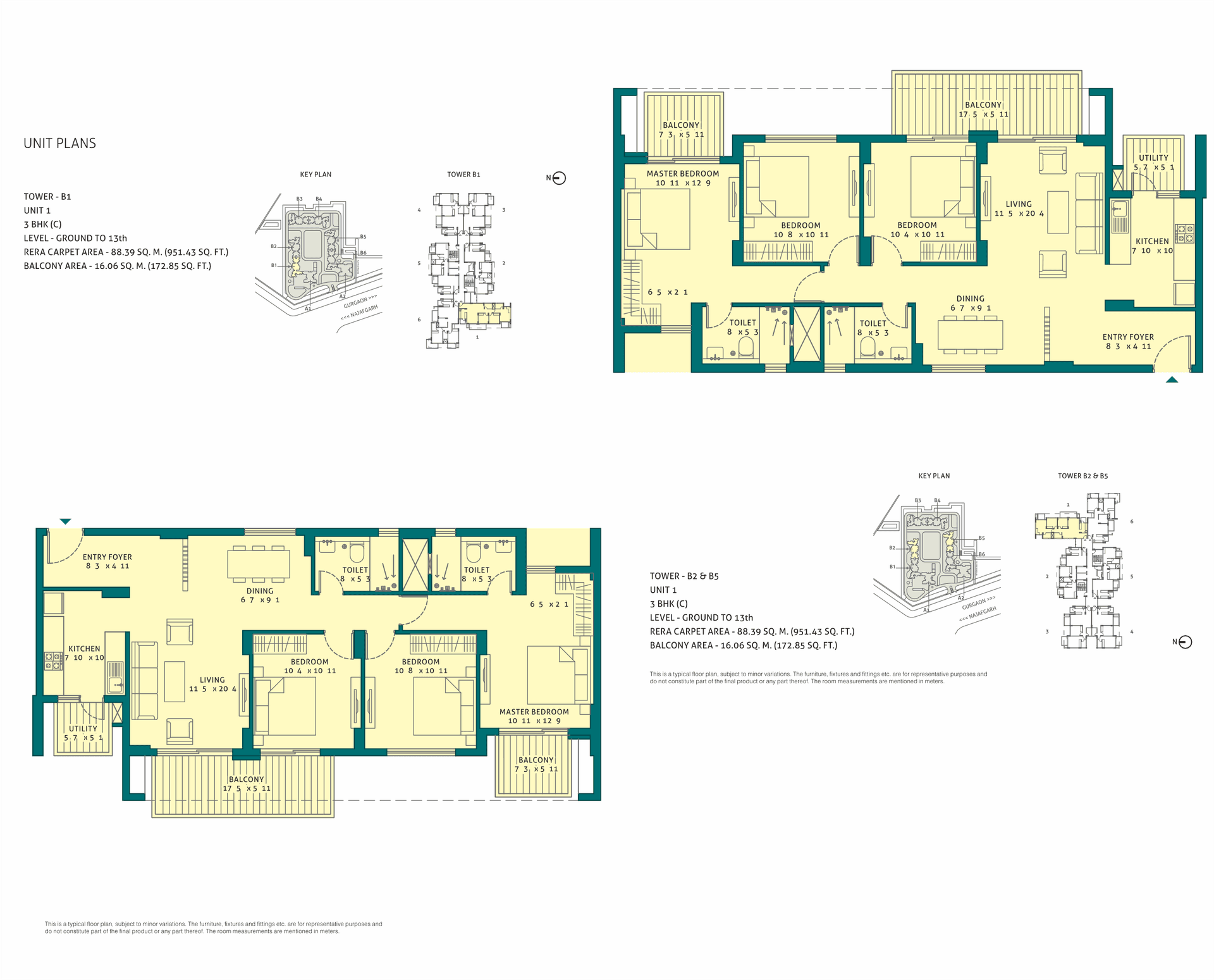 2 BHK BHK - 1573 Sq. Ft.