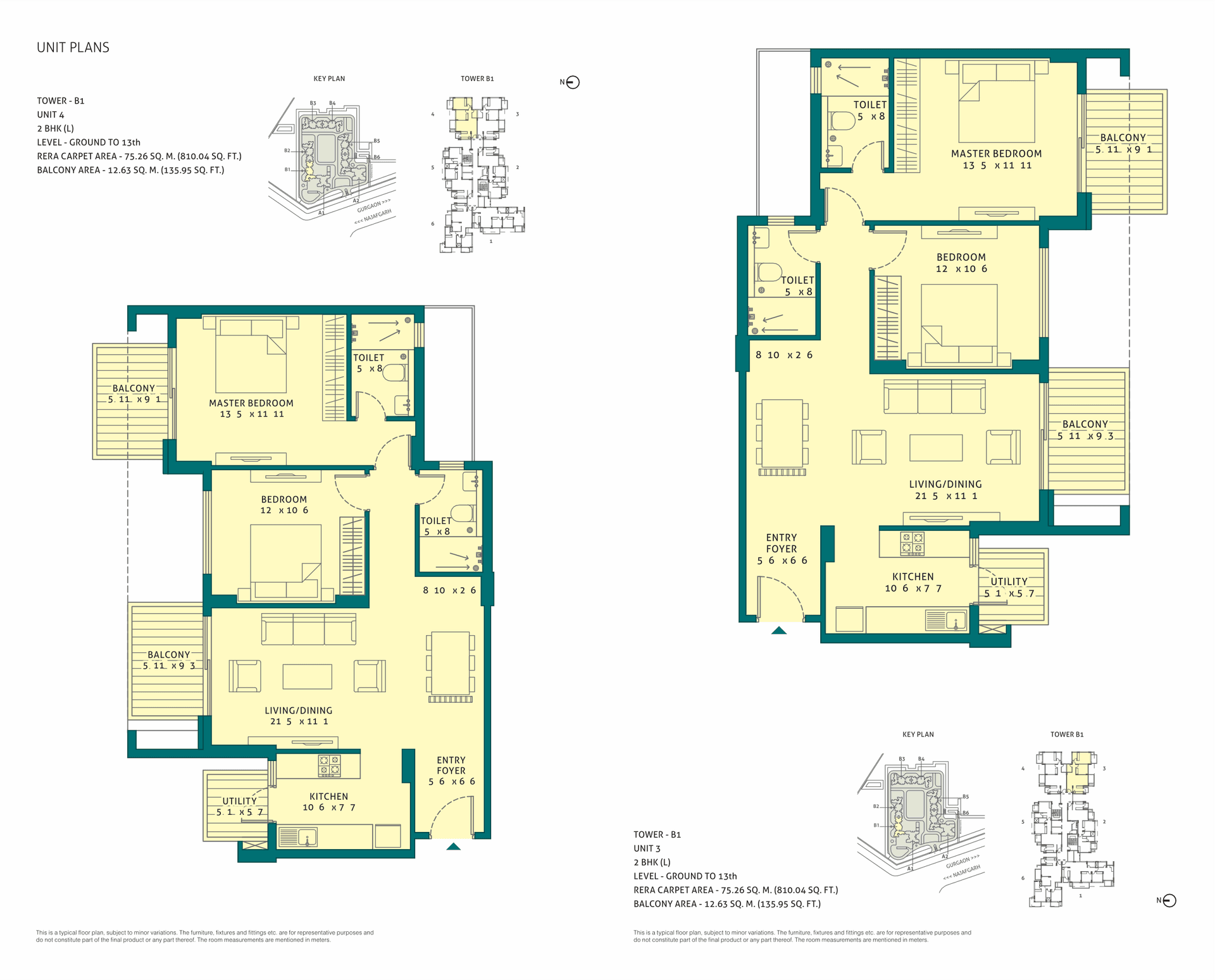 3 BHK BHK - 1579 Sq. Ft.